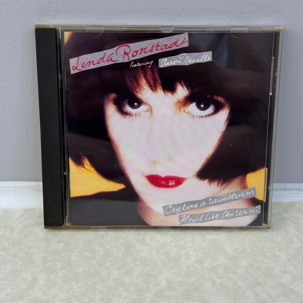 Linda Ronstadt: Cry Like a Rainstorm Howl Like Wind (CD, 1989) Aaron Neville